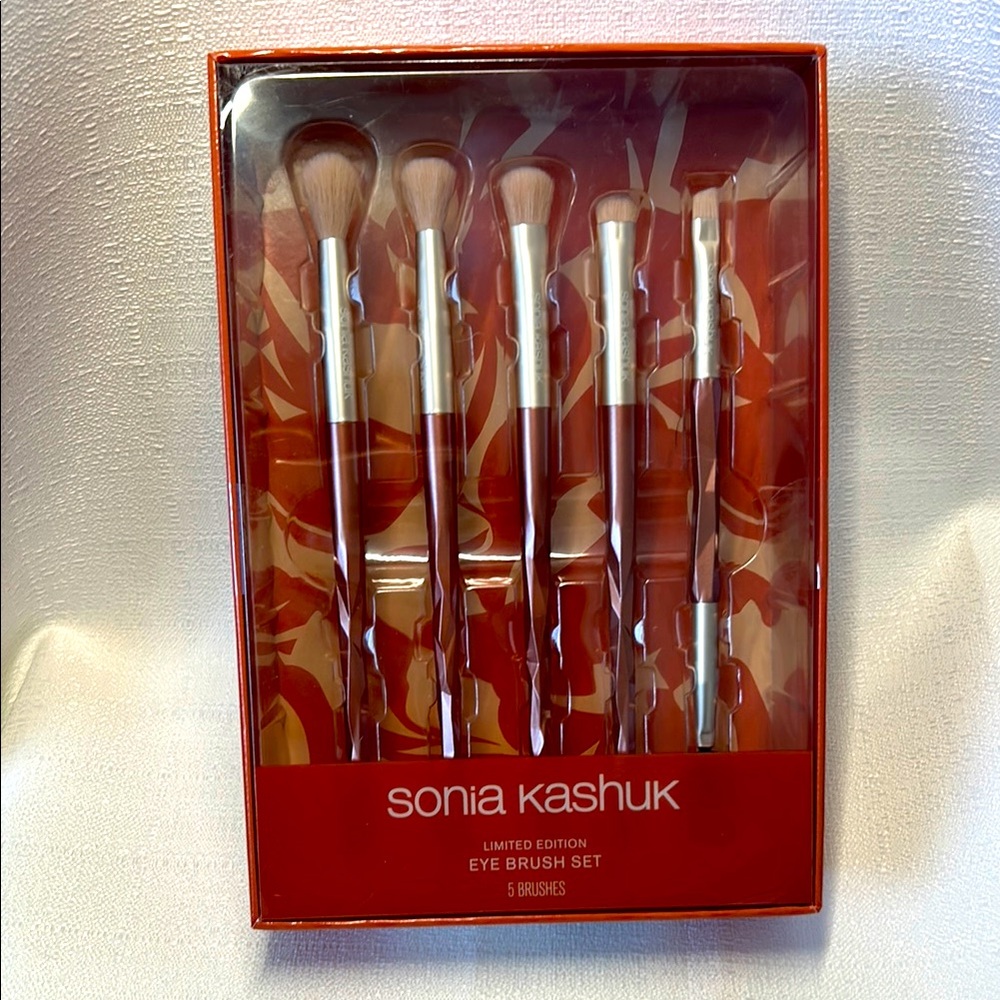 Sonia Kashuk Limited Edition Eye Brush Set NEW, 5 Set Makeup Brushes Sealed Box